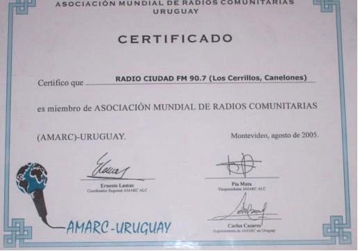 Ver Certificado de AMARC